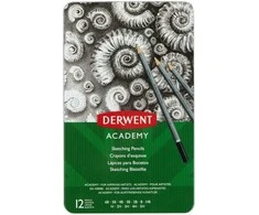 Derwent – Akademijos eskizų skarda (12 vnt) (605062)