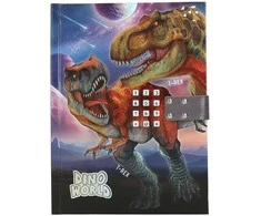 KNYGA Dino World – dienoraštis su kodu ir garsu – ()