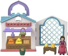 Teka „Disney Wish“ – „Mini Doll Playset“ – „Dahlia's Rosas Marketplace“ (HRH74)