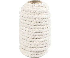 Diy Kit Rankdarbių rinkinys - Makramė virvė - Balta (977565)