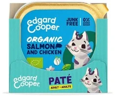 Edgard Cooper – Cat Adult Vetfood Paté ekologiškas lašiša/vištiena – 85g