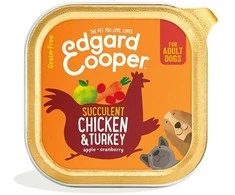 Edgard Cooper – vištienos ir kalakutienos paštetas suaugusiems 300 gr – (542503948484)