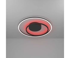 EGLO - Calagrano-Z lubinis šviestuvas – juodas – Ø45 cm – RGB + TW – Zigbee ir Bluetooth