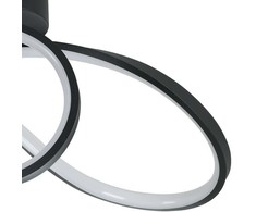 EGLO – Calarossa-Z lubinis šviestuvas – juodas 70,5x23 – RGB + TW – Zigbee, Bluetooth