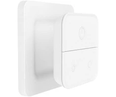 Finish „Eglo Connect. Z“ sieninis jungiklis pasižymi baltos spalvos plastikine konstrukcija.