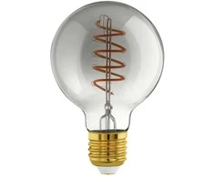 EGLO - E27 G80 spiralė, dūmai - Šiltai balta - Zigbee, Bluetooth