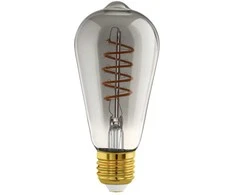 EGLO - E27 ST64 spiralė, dūmai - Šiltai balta - Zigbee, Bluetooth