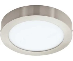 EGLO - „Fueva-Z“ lubinis šviestuvas, šlifuoto plieno, Ø21 - TW - „Zigbee“, „Bluetooth“