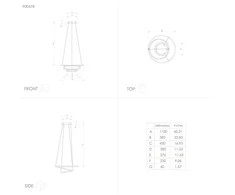 EGLO - Lobinero-Z pakabukas baltas Ø57 - TW - Zigbee, Bluetooth