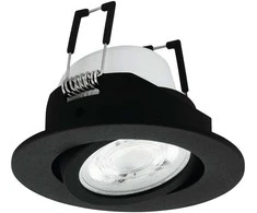 EGLO – Saliceto-Z įleidžiamas šviesiai juodas Ø8.8 – RGB + TW – Zigbee, Bluetooth