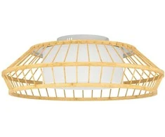 EGLO - Yuku-Z lubinis šviestuvas bambukinis Ø46 - RGB + TW - Zigbee, Bluetooth