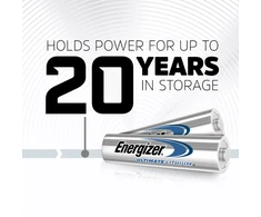 Energizer - AA/LR6 ličio baterijos, 4 vnt. pakuotėje