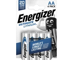 Energizer - AA/LR6 ličio baterijos, 4 vnt. pakuotėje