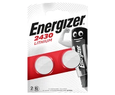 Energizer - Ličio S tipo CR2430 baterijos (2 vnt. pakuotėje)