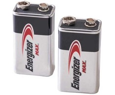 Energizer - MAX 9V/6LR61 baterijos (2 vnt. pakuotė)