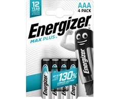 Energizer – „Max Plus“ AAA baterijų 4 vnt. pakuotė