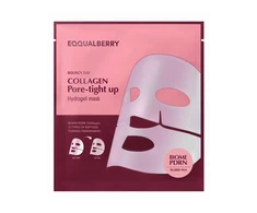 Eqqualberry - Kolageno poras sutraukianti hidrogelio kaukė - vieno lapelio