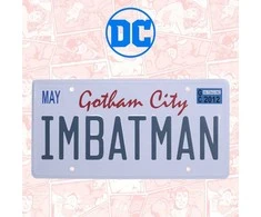 Fanatik DC Comics Betmeno numerio lentelės skardos ženklas