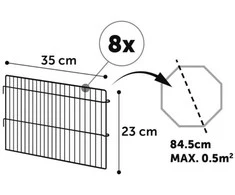 Flamingo – Maniežas triušiams ir jūrų kiaulytėms – (5400274899822)