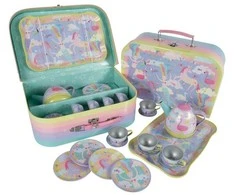 FLOSS &amp; ROCK - Fantasy 15pc Musical Tin Tea Set - (43P6398)