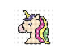 Forlaget Tukan Bead Patterns: Unicorns