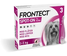 Frontect – 3 x 0,5 ml šuniui 2–5kg – (300724)