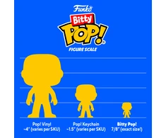 FUNKO Bitty POP! Figūrėlių rinkinys: DC, ~3 cm (4 vnt.)