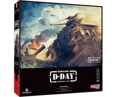 Dėlionė Good Loot Geras grobis – žaidimų galvosūkis: „World of Tanks D-Day“ – 1000