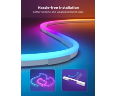 „Govee“ – „Neon Rope Light 2 Clips“, „Baltas“ – 5 vienetų pakuotė, skirta H61D5301 ir H61D3301