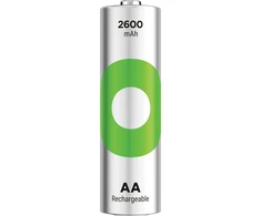GP Battery GP - ReCyko įkraunamos baterijos, AA dydžio, 2600 mAh, 4 vnt. pakuotė