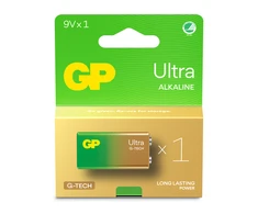 GP Battery GP Baterija GP - Ultra Alkaline 9V Baterija, 1604AU/6LF22, 1-Pack