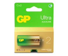 GP Battery GP - Ultra Alkaline C baterijos, 14AU/LR14, 1,5 V, 2 vnt. pakuotė