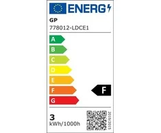 GP - Mini rutulinė LED lemputė, E27, 3,5 W (25 W), 250 lm