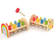 Hape - Rainbow plaktukas-suoliukas - (87-0529)