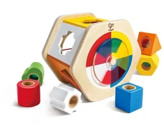 Hape spalvų derinimo ir formų rūšiavimo dėžutė (87-0516)