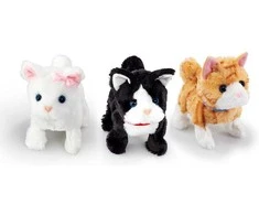 Happy Pets - Pretty Little Kitty – Walking &amp; Meowing Kitten Toy (Assorted)
