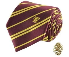 Vision Harry Potter Haris Poteris - Grifindoras - Prabangus kaklaraištis su metaliniu segtuku