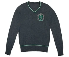 Vision Harry Potter Haris Poteris - Slytherin - pilkas megztinis - didelis