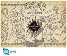 Harry Potter HARIS POTERIS – Pergamento plakatas – Marauderio žemėlapis