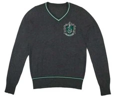 Vision Harry Potter Haris Poteris - Slytherin - pilkas megztinis - vidutinio dydžio