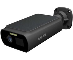 Hombli - Smart Solar Cam 2K, Juodas