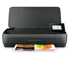 Hewlett Packard (HP) „HP Officejet 250“ mobilusis daugiafunkcis daugiafunkcis spalvotas rašalinis spausdintuvas, A4, 8 psl./min., kopijavimas, 10 psl./min., spausdinimas, 50 lapų, USB, „Wi-Fi“