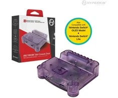 Hyperkin „Retron S64“ konsolės stotelė – jungiklis (violetinė)
