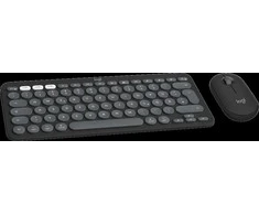 Klaviatūra ir pelė Logitech Pebble 2 Combo for Mac, grafito spalvos