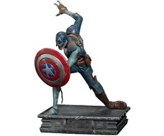 Iron Studios ART „IronStudios“ – „Marvel What If...“: 1:10 meno statula – zombis Kapitonas Amerika