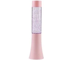 iTotal - Flared Glitter Lamp - Pastel Rožinė - 33.5 cm