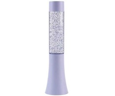 iTotal - Flared Glitter Lamp - Pastel Violetinė - 33.5 cm