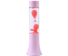 iTotal - Flared Lava Lamp - Pastel Rožinė - 9 x 9 x 37 cm
