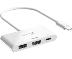 J5create – USB-C į HDMI 4K 144Hz ir USB 3.2 su 100 W maitinimo šaltiniu