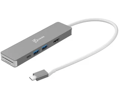 J5J5Create J5create – 4k60 Elite USB-C 10gbps daugiafunkcis adapteris